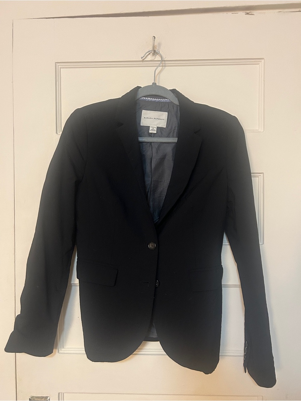 Banana Republic Black Women's Single-Button Blazer